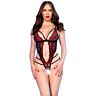 Teddy Chilirose CR 4889 | Dentelle rouge et noire séduisante