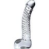 Massager en verre ICICLES N. 61 pour stimulation du point G