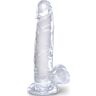 Dildo réaliste KING COCK Clear 15,2 cm