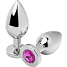 Plug Anal METAL HARD Diamant Rose Petit 5,71 cm