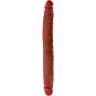 Dildo double dong Get Real 35 cm avec prépuce mobile