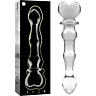 Dildo en verre borosilicaté nébuleux