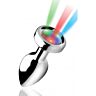 Light up - petit plug anal - argent