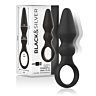 Plug Anal BLACK&SILVER OZZY - Toucher doux et puissant