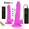 Dildo Vibrant Diversia 18 cm avec télécommande