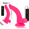 Dildo Vibrant Diversia 21.5 cm avec contrôle à distance