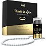 Kit de massage INTT Pearls In Love avec gel et collier de perles