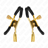 Pinces à tétons KINK GOLD 6 cm pour stimulation