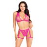 Top et culotte Leg Avenue 86148 avec bretelles croisées