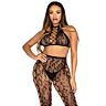 Ensemble de lingerie LEG AVENUE 89372 effets de léopard