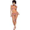 Lingerie LIPSTICK JUNGLE Soutien-gorge/FALDA LEO 4XL - Élégance et confort