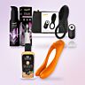 Coffret premium pour couples avec anneau vibrant et vibromasseur de doigt