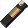 Briquet PRIDE rechargeable avec drapeau LGBT