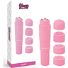 Mini vibrateur GLOSSY Pocket Kurt avec quatre têtes