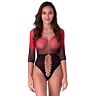 Bodystocking Passion Woman BS118 avec manches 3/4