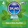 Préservatifs SKINS Mint 4-Pack - Goût menthe frais