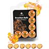 Set 6 Brazilian Balls Secretplay - Effet Chaleur