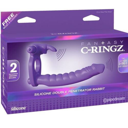 Anneau Pénien FANTASY C-RINGZ Silicone Double Vibe