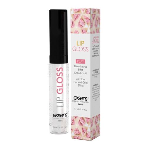 Gloss à lèvres Exsens Hot Kiss Effet chaud-froid fraise