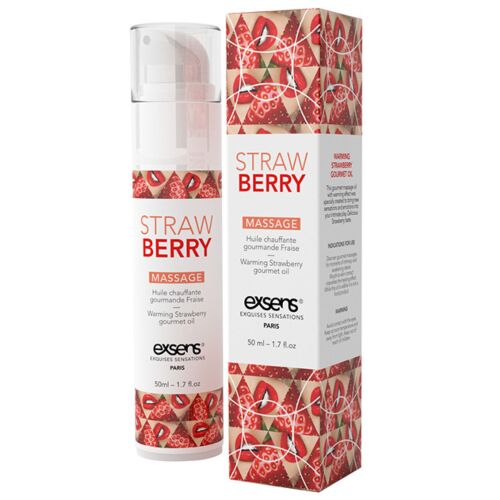WARMING GOURMET MASSAGE OIL STRAWBERRY 50ML