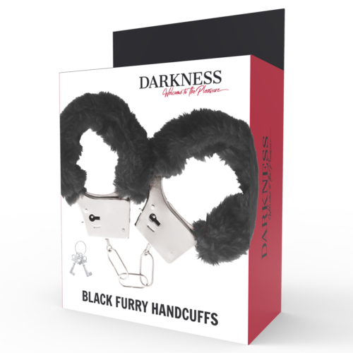 Menottes en métal Darkness | Confort et sécurité