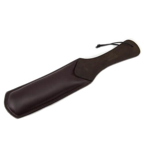 Whip Bound Nubuck Leather Padded Paddle avec double texture
