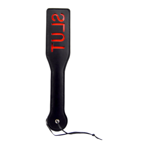 Paddle Bound to Please SLUT en métal élégant