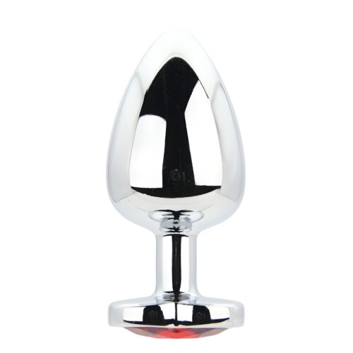 Plug anal Toosh Coeur avec pierre précieuse Rojo