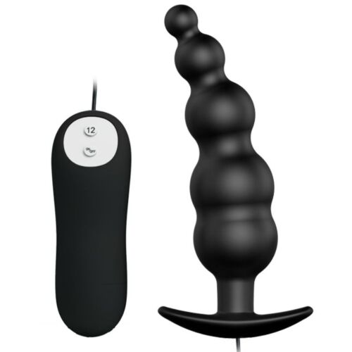 Plug anal Pretty Love - Stimulation du point P et 12 modes de vibration