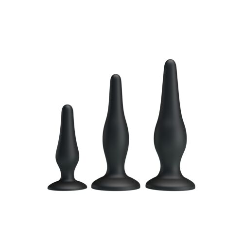 Set de 3 Plugs Anaux PARTY UP Jerry pour Entraînement Progressif