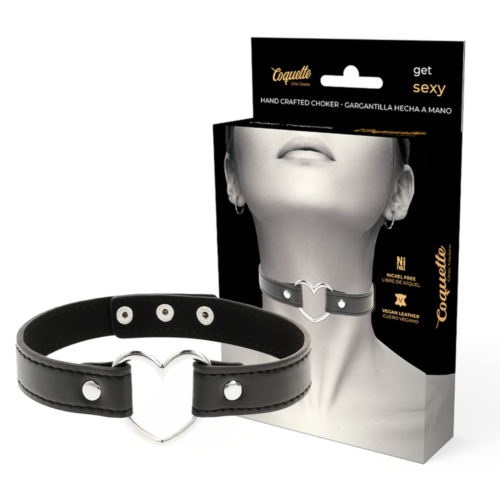 Collier Bondage Coquette Accessories Cuir Vegan Ajustable