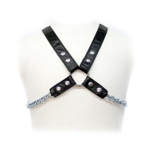 Arnes Homme Leather Body Chain Harness II - Sensation BDSM