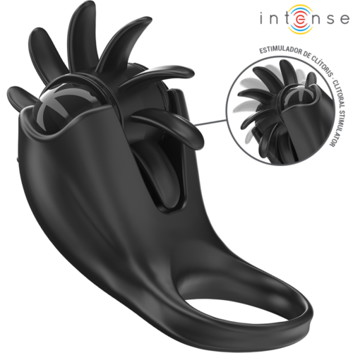 Anneau vibrant INTENSE MABEL avec stimulateur clitoridien