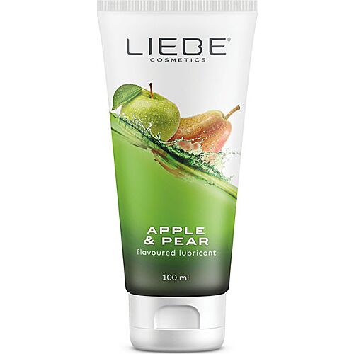 Lubrifiant Liebe Manzana-Pera 100 ml - Comestible et fluide