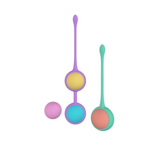 Billes Kegel Loviux Party Color avec 4 poids différents