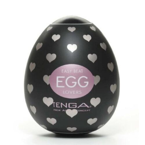 Masturbateur Tenga Egg Lover avec Relief Cœurs