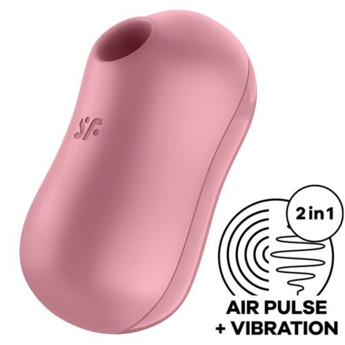 Stimulateur Satisfyer Cotton Candy avec vibrations et impulsions