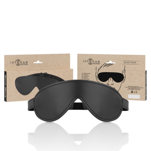 Antifaz en cuir végétalien Intense Fetish | Élégance et confort