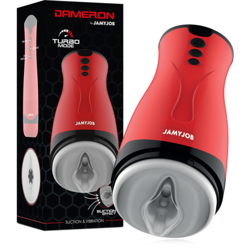 Masturbateur Jamyjob Dameron avec vibration et aspiration