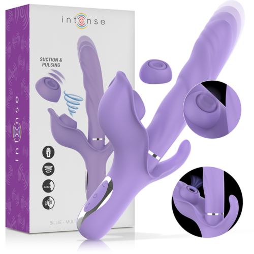Vibrateur INTENSE HIGH TECH BILLIE avec modes de suction