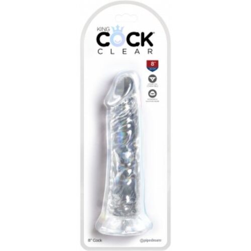 Pénis réaliste KING COCK Clear 19.7 cm