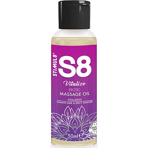Huile de massage STIMUL8 S8 Vitalize 50 ml