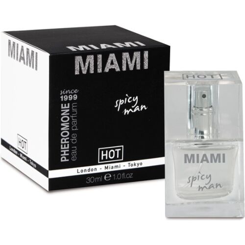 Parfum aux phéromones HOT Miami Spicy pour homme 30 ml