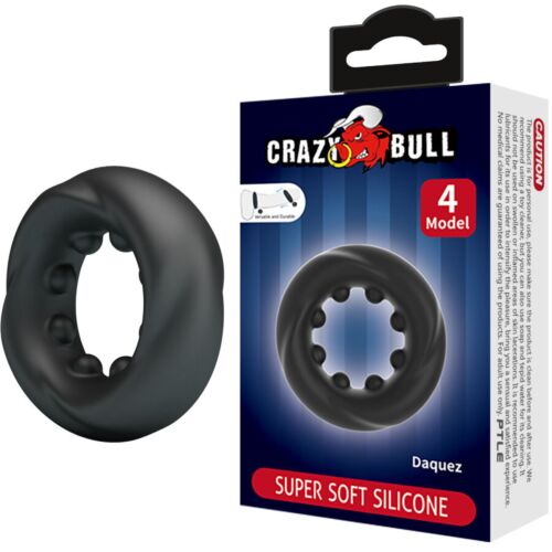 Anneau sans vibration Crazy Bull Daquez Modèle 4 avec ajustement ergonomique
