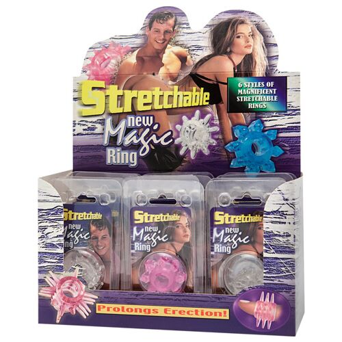 Anneau pénien MAGIC STRECH RING extensible et ajustable