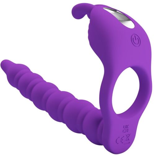 Anneau Pénis Pretty Love Blackney avec Plug Vibrateur