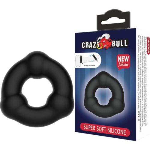 Anillo Silicona CRAZY BULL - Con Nodulos y Ajuste Ergonómico