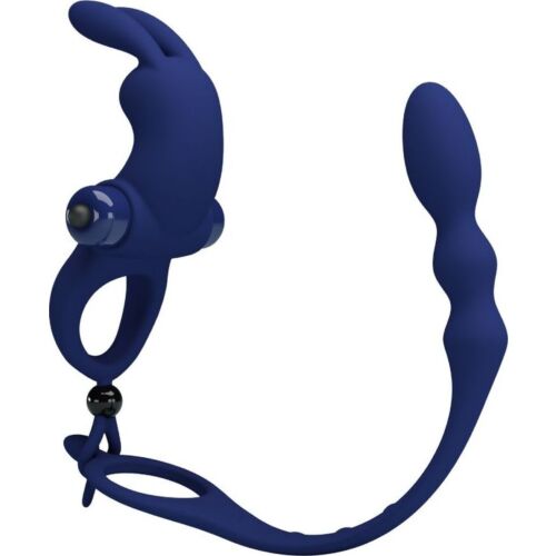 Anneau Vibrant Pretty Love Ayad avec Plug Anal