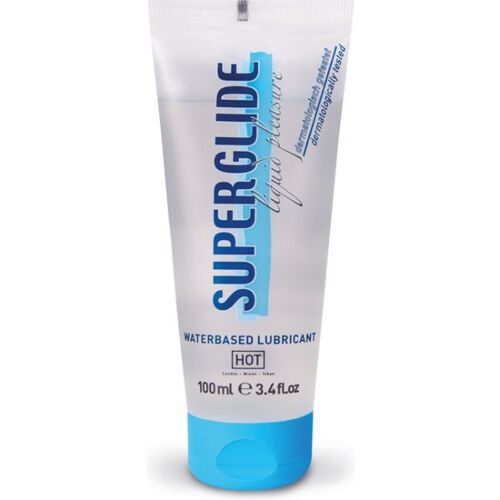 Lubrifiant à Base d'Eau HOT Superglide 100ml - Longue Durée