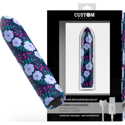 Vibromasseur CUSTOM BULLETS - 10 Intensités puissantes